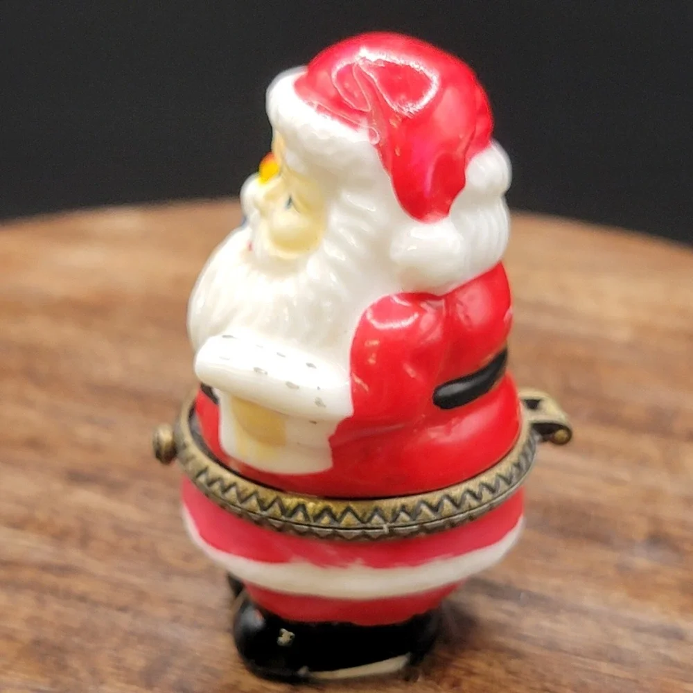 Vintage Santa Claus Trinket Box